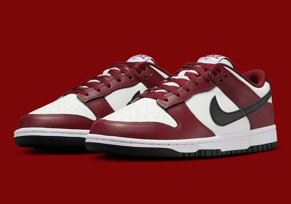 “Dark Team Red” Unveils Nike Dunk Low with a Classic Varsity Style Infused with the classic aesthetics of varsity style.