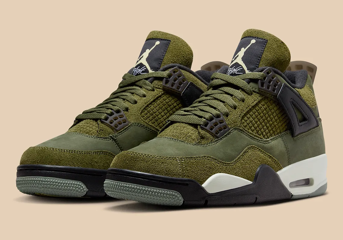 Comprehensive Information on the Air Jordan 4 SE Craft “Olive” from Jordan Brand’s Holiday 2023 Collection.